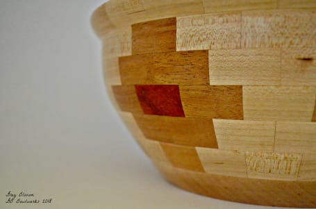 Hand turned wooden bowls